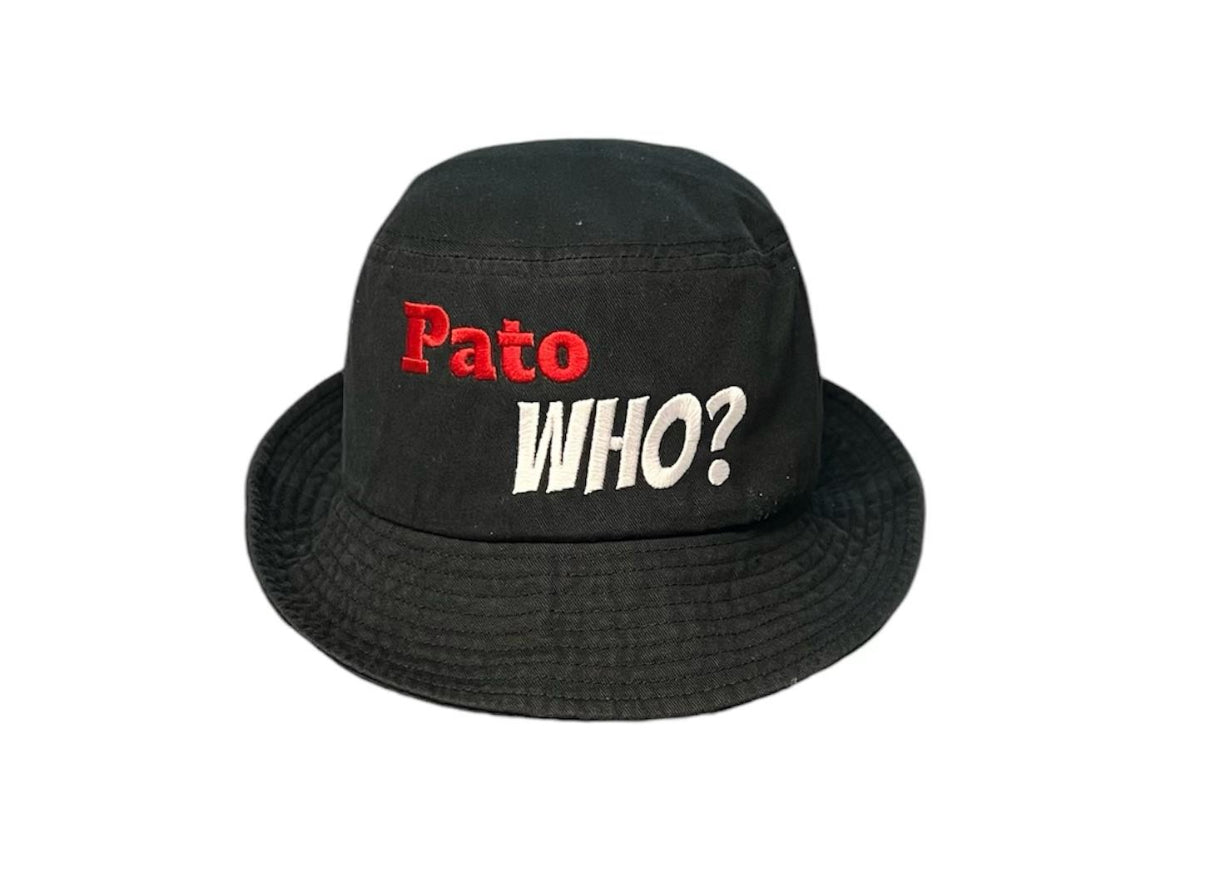 Black Bucket Hat Pato WHO?