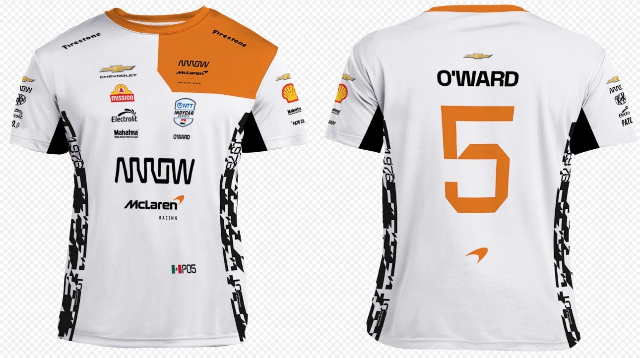 2026 ADULT INDY500 Special Edition Patricio O'Ward Arrow McLaren Team Jersey