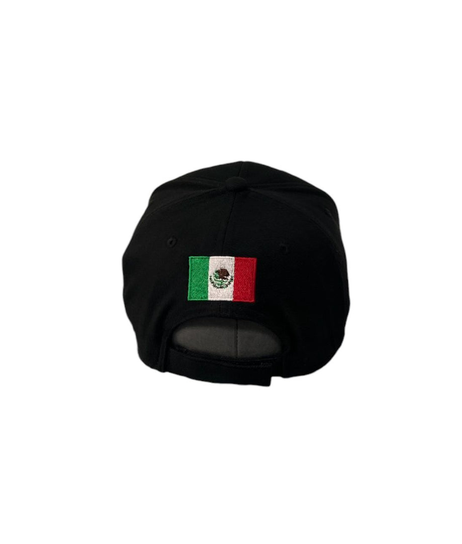 *LIMITED EDITION* F1 Mexico City 2024 Black Curved Bill Cap with #29 3D Silver logo in front and PO neon on side.