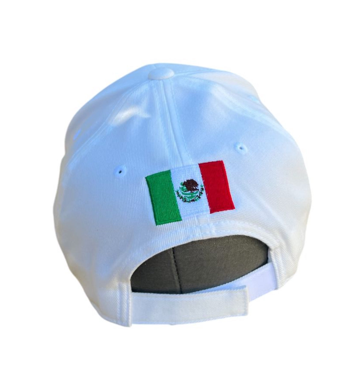 *LIMITED EDITION Tricolor* F1 Mexico City 2024 White Curved Bill Cap with PO 3D Green/Red in front and #29 Green/Red on side