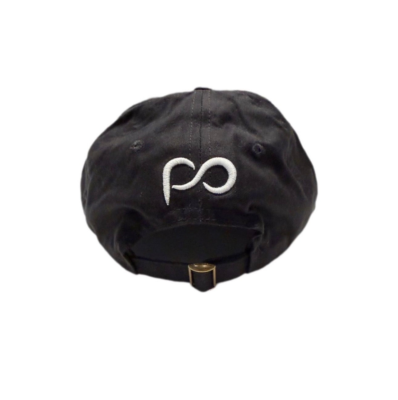 Black Curved Bill Cap PO+EO Collab O’WARD Racing Club white logo in front