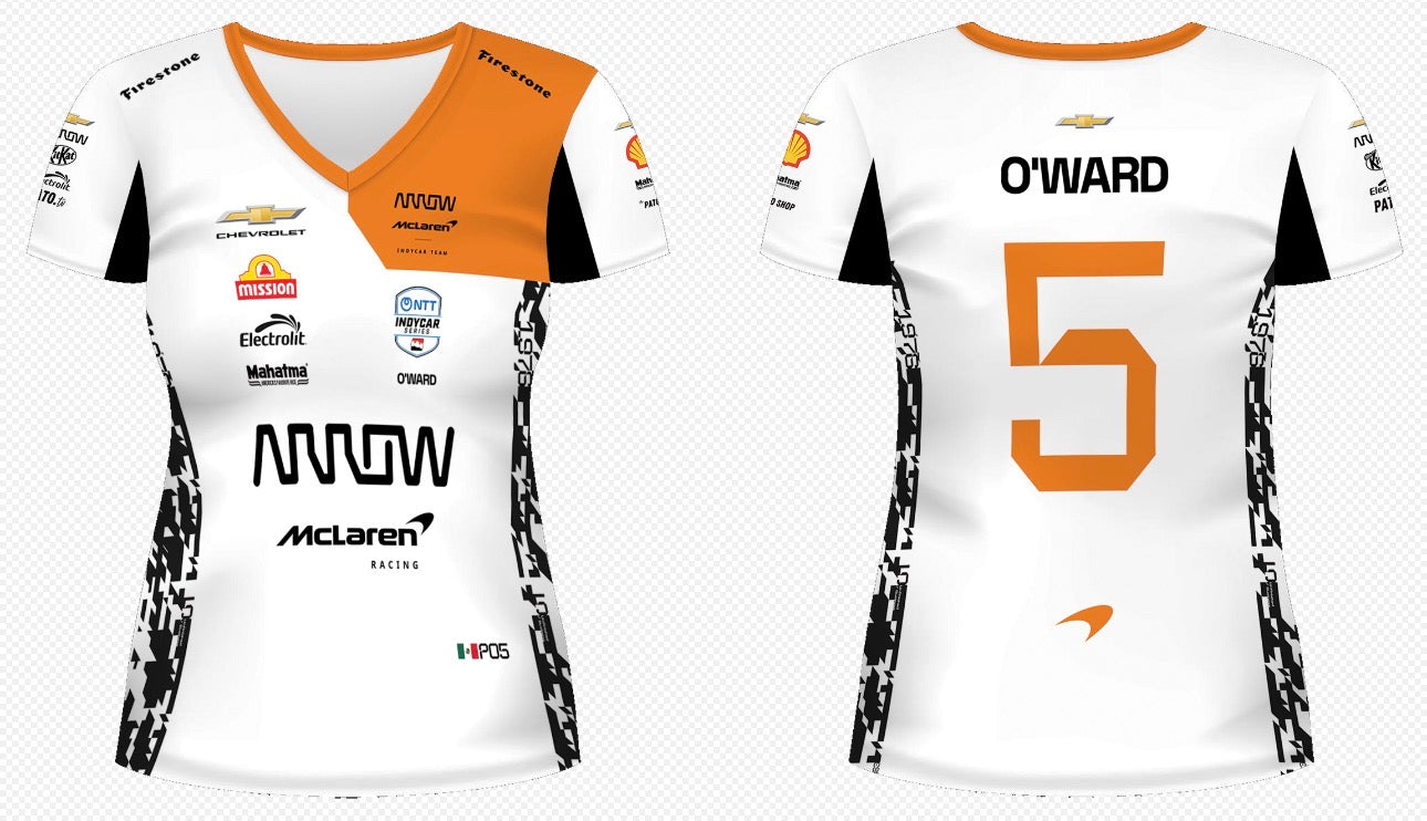 2026 LADIES INDY500 Special Edition Patricio O'Ward Arrow McLaren Team Jersey