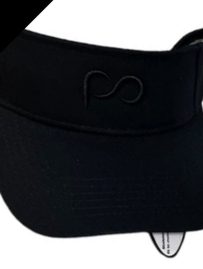 Black Visors with PO logo in Front