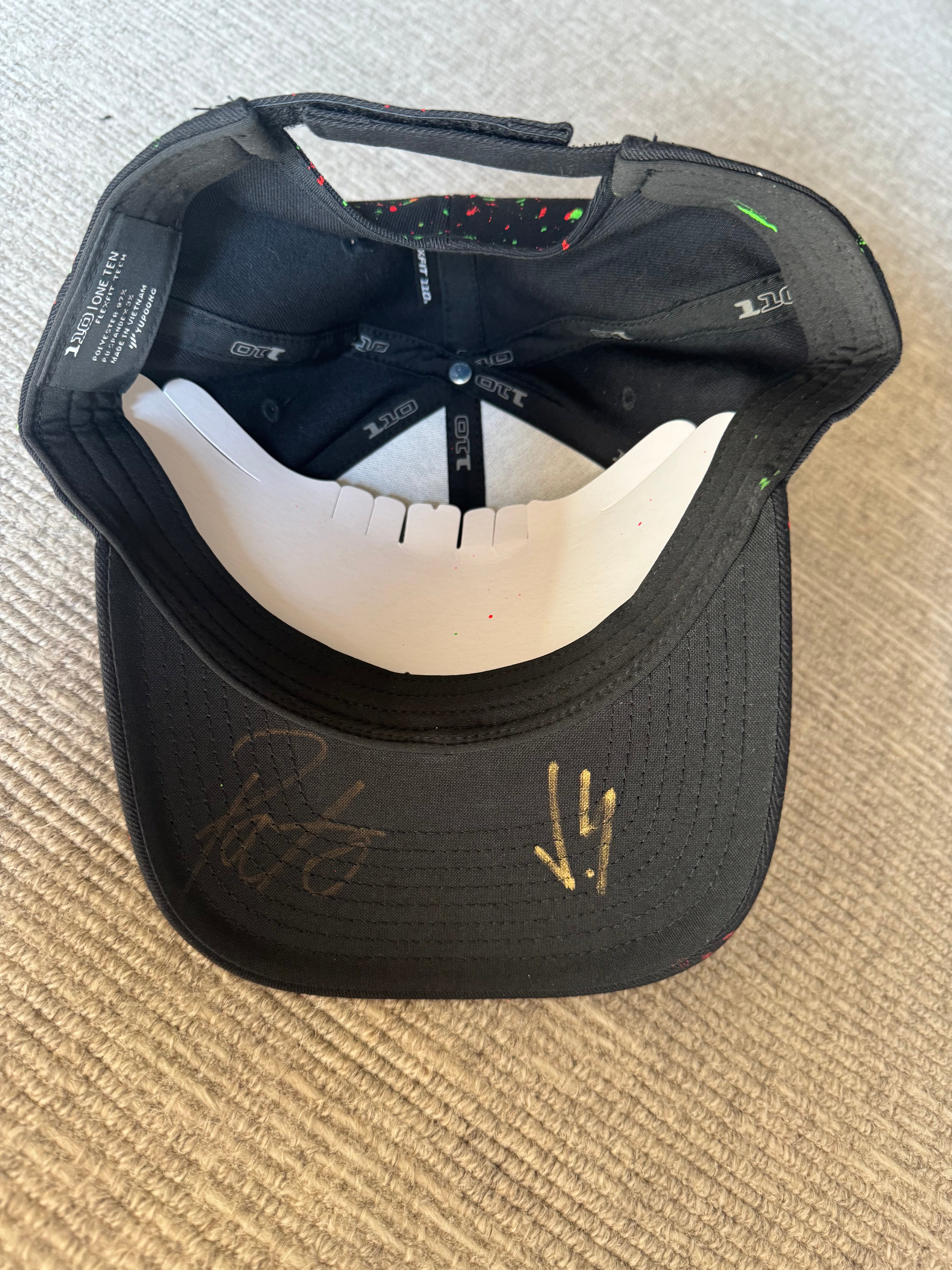 *Autographed* Tricolor PO X VAZABASE Black Ninja Cap