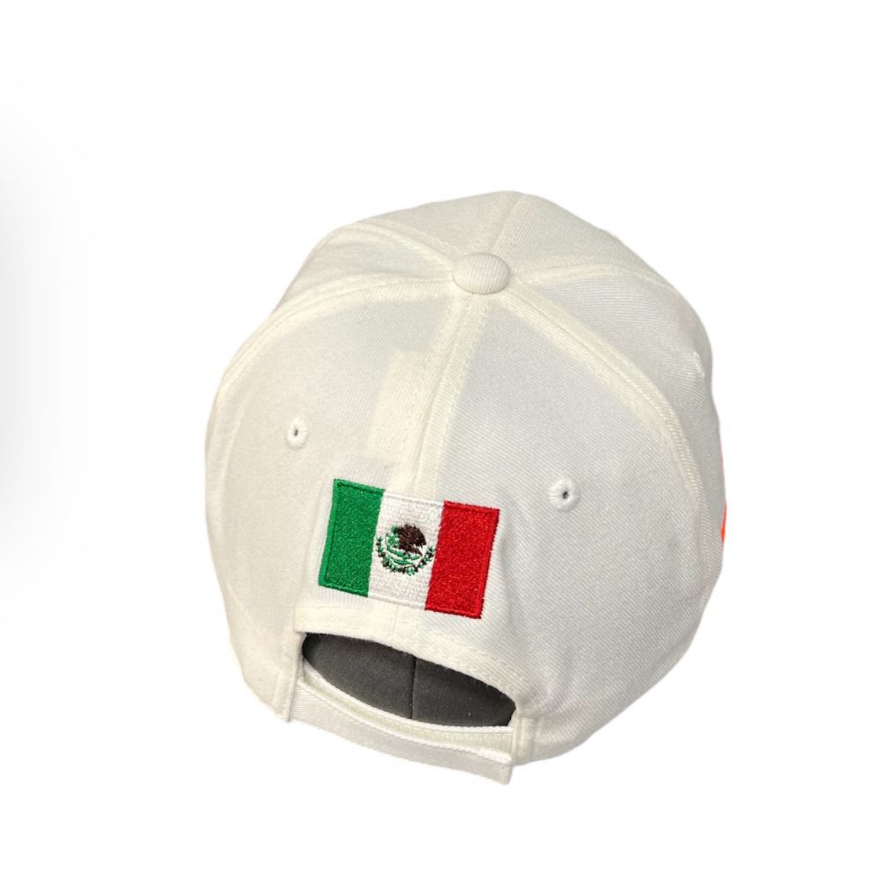 *LIMITED EDITION* F1 Mexico City 2024 White Curved Bill Cap with PO 3D Silver in front and #29 Neon on side.