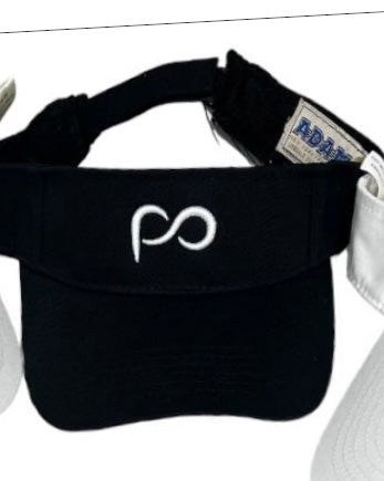 Black Visors with PO logo in Front