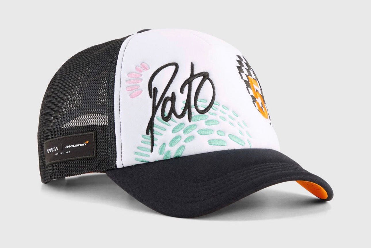 2026 White Mexico Theme Pato Curved Bill Hat