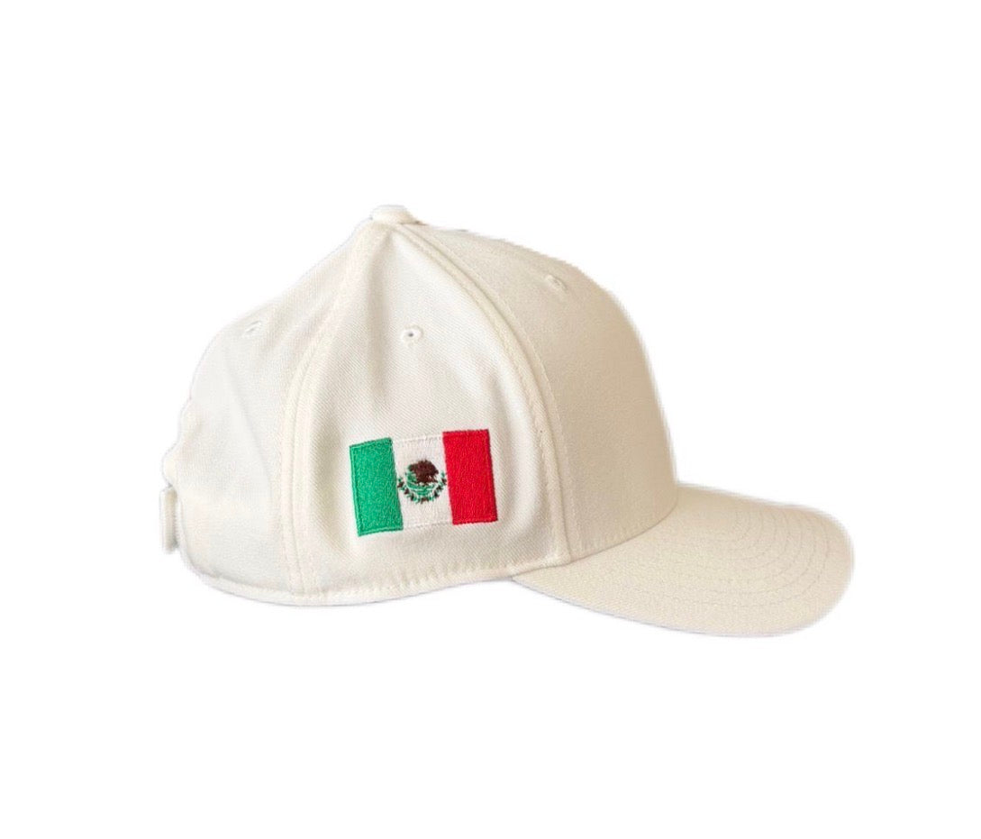 2026 Special Edition Indy500 White Curved Bill Cap with Black Diamond and Neon #5 in Front