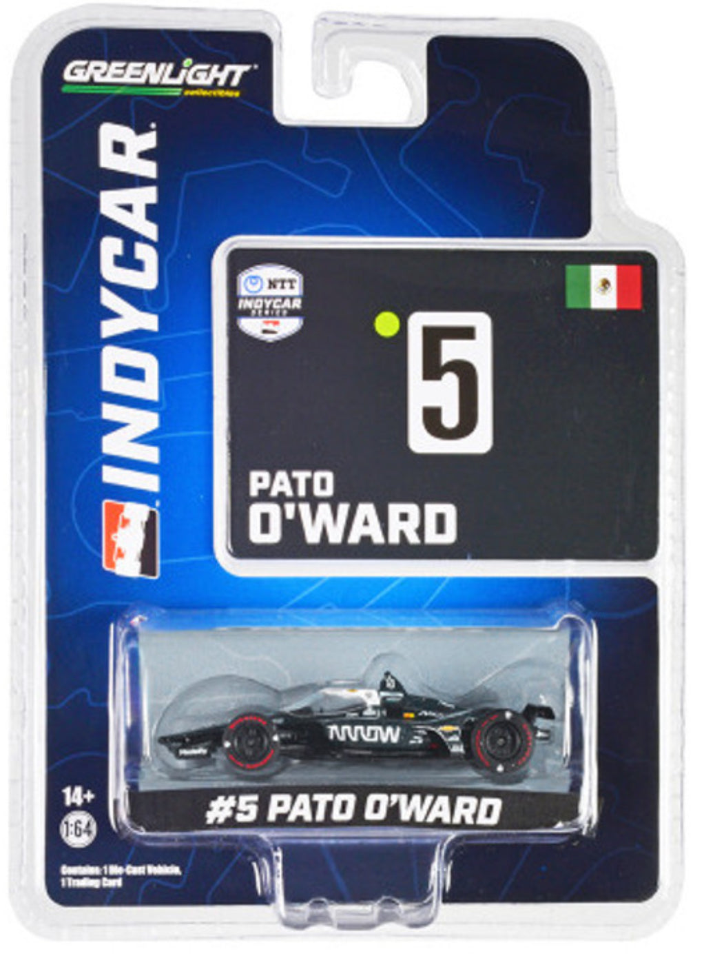 *Autographed* 2023 NTT IndyCar Series INDY500 60th Anniversary Triple Crown Accolade Patricio O'Ward #5 Arrow McLaren 1:64 Diecast Car