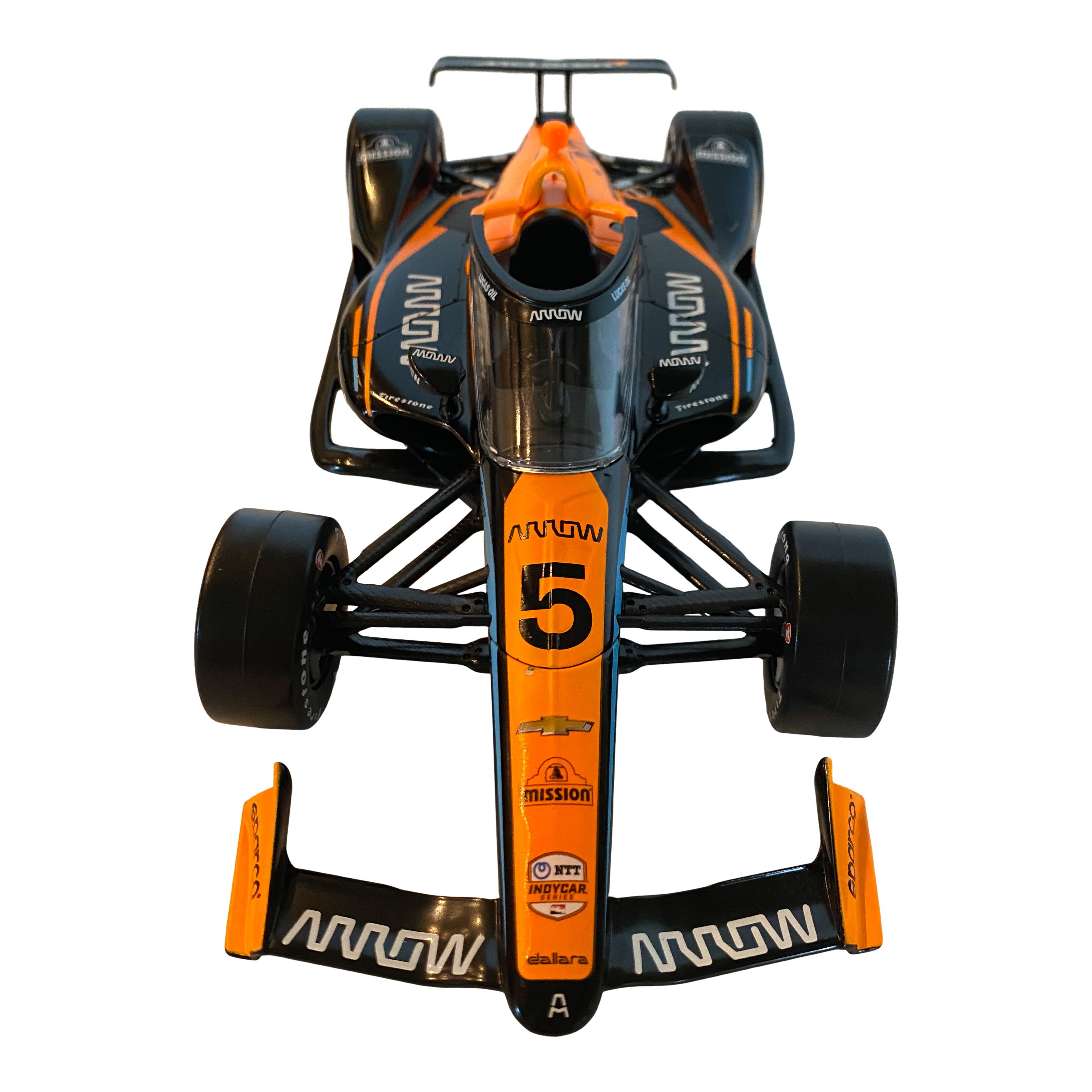 *Autographed* 2022 NTT IndyCar Series Patricio O'Ward #5 Arrow McLaren 1:18 Diecast Car