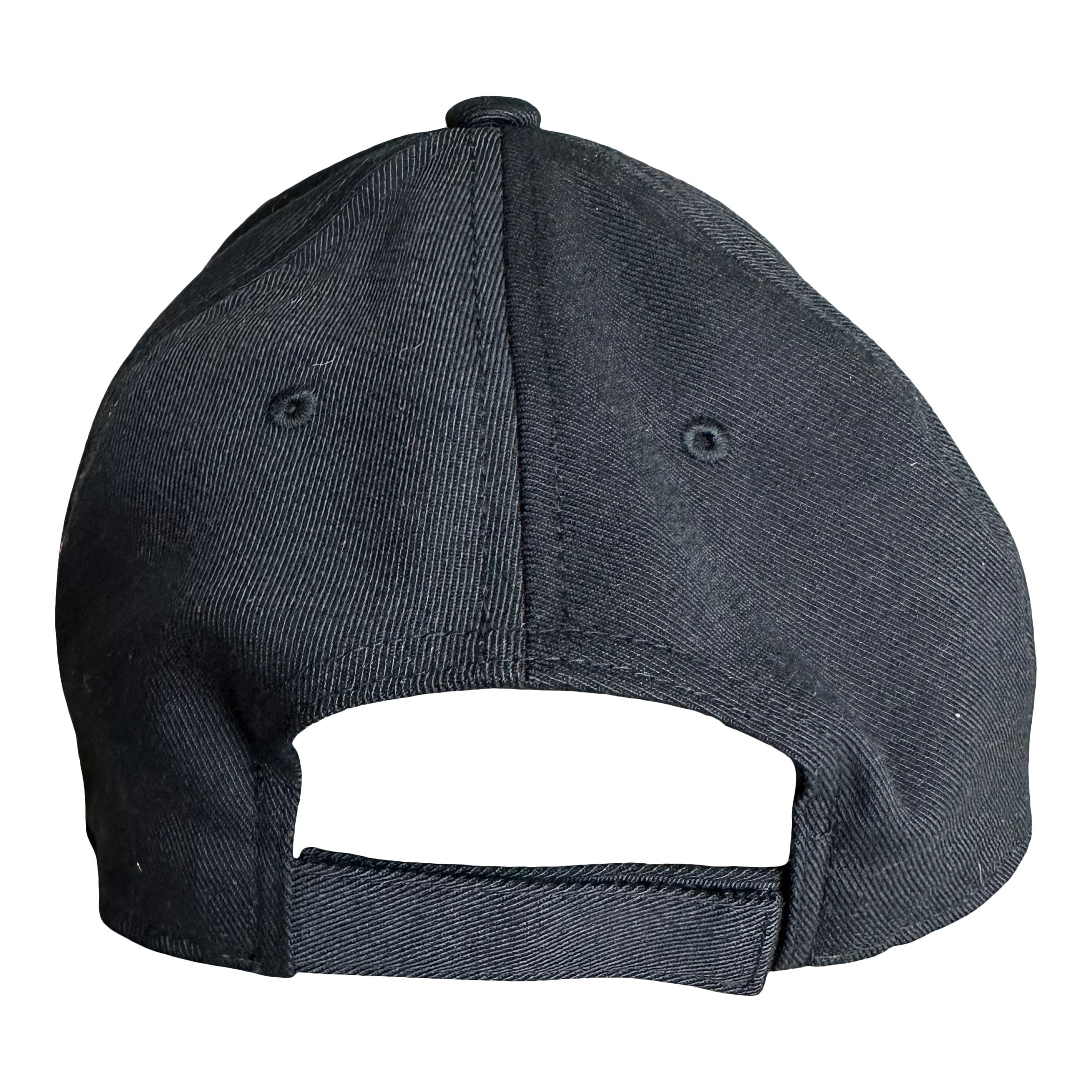 *Autographed* Black Flat Bill Cap with PO Neon 3D logo in front and #5 blue on side